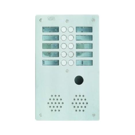 Plaque inox 2bp 2r ptt URMET AX2002 (1/2)