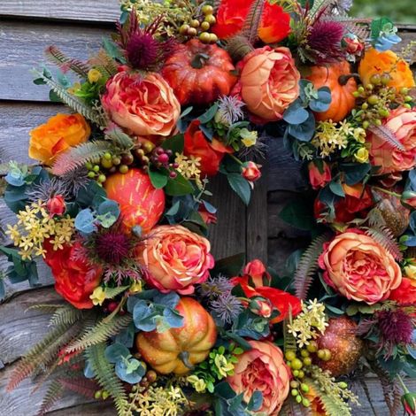 Guirlande De Pivoines Artificielles - 20 X 40 Cm - Pour Porte D'Entrée Intérieure Ou Extérieure - Décoration Murale Fenêtre Mariage - 1 Pièce (1/5)