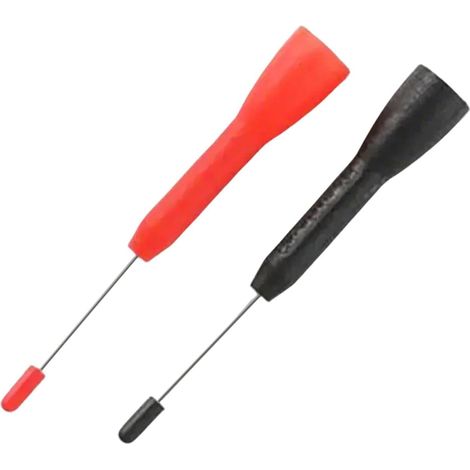 Sonde per multimetro – punta ad ago in acciaio di precisione da 1 mm Confezione da 2 puntali di prova rossi e neri Sonde di prova a punta fine Accessori diagnostici elettrici per autoveicoli (1/5)