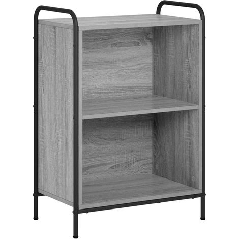 Book Cabinet 55.5 x 33 x 80 cm Engineered Wood Grey Sonoma vidaXL (1/5)