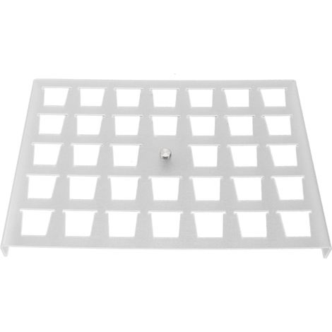 Plateau de rangement dosettes café acrylique transparent, insert tiroir organisateur 35 capsules, bac stockage cuisine maison (1/5)