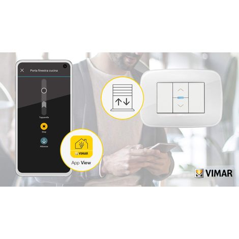 comando tapparelle connesso iot bianco - vimar (1/2)