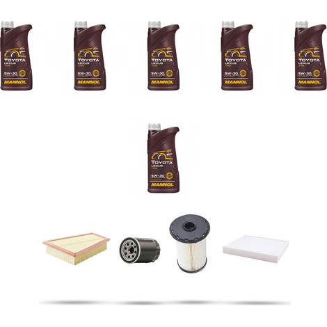 Kit tagliando 4 FILTRI e 6L OLIO compatibile con Ford S-Max 1.8 TDCI 74kw dal 2007 (1/5)