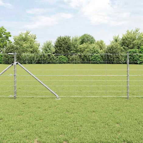 Zaunpfosten Galvanisiert 25 x 0,8 m Stahl