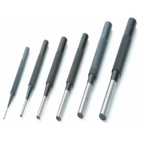 Priory 135-S6 Parallel Pin Punches Set, 6 Piece