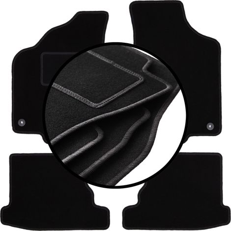 Set di tappetini in velluto per: Volkswagen Polo III 6N hatchback, berlina, classica (1994-1999)