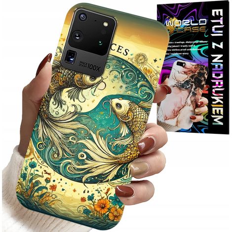 Coque pour Samsung Galaxy S20 Ultra - signe du zodiaque, astrologie des poissons + film décoratif (1/5)