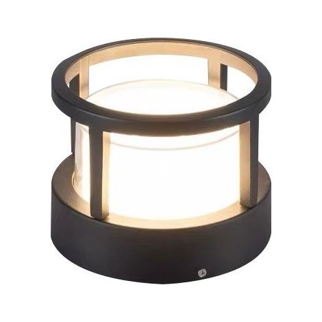 Applique Murale Extérieur Intérieur LED, IP65 Étanche Luminaire Extérieure Intérieure, Moderne Lampe Mural pour Chambre Salon, 3000K lumière chaude(10X10cm)