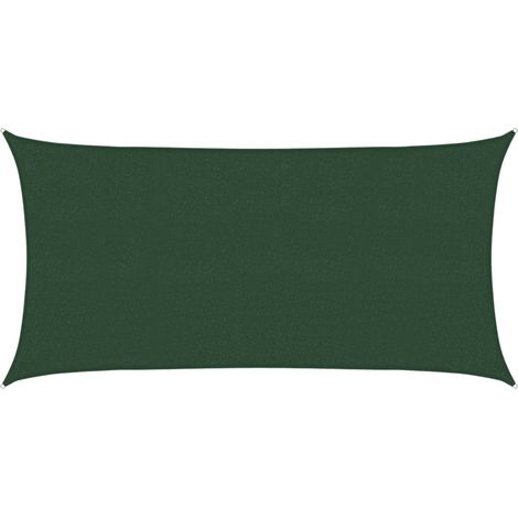 Maison Exclusive - Sonnensegel 160 g/m² Dunkelgrün 2x3,5 m HDPE (1/5)