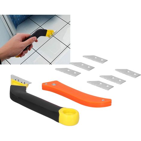 Ensemble d'outils de nettoyage pour joints d'étanchéité de portes, fenêtres, sols et terrains, de dissolvant pour joints et de scie à joints (2 pièces) (1/5)