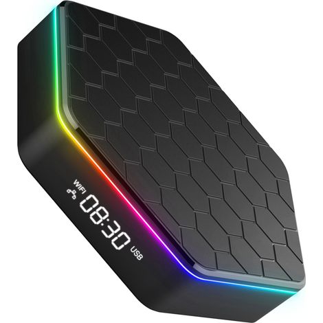 Boîtier TV intelligent T95Z Plus Android 12.0, processeur quadricœur Allwinner H618, lecteur multimédia 4K, décodage 6K, H.265, VP9, Wi-Fi double bande 6, Bluetooth 5.0, écran numérique et télécommand (1/5)