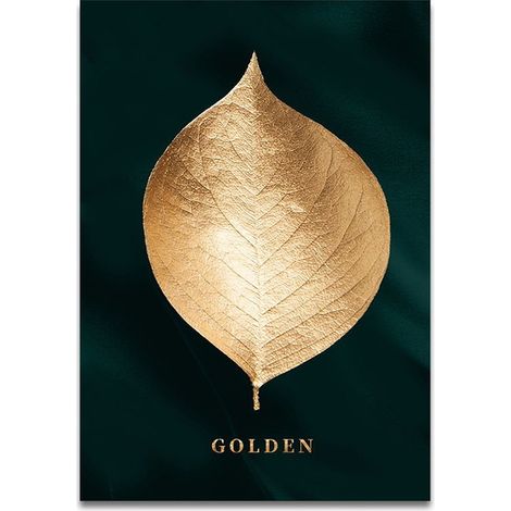 Décoration Murale 2 Feuilles Nordiques Peinture Décorative Noyau Simple Toile Peinture 3040cm Convient pour La Maison Bureau Salon Chambre Cuisine - Style Moderne