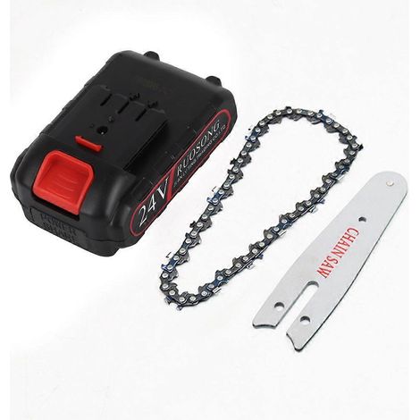 Kit de tronçonneuse électrique miniature 10 cm, accessoires pour tronçonneuses électriques, guide-chaîne pratique pour tronçonneuse électrique (1/3)