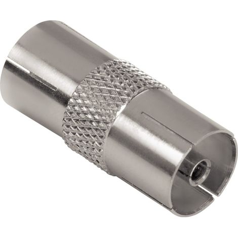 Hama 122484 Koaxialstecker Adapter für SAT-Receiver, voll