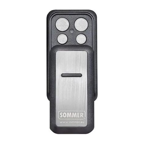 Sommer – Télécommande pour motorisations – 4 canaux – Fréquence 868,8 MHz et 868,95 MHz – Portée jusqu'à 140 m