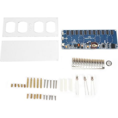Kit horloge numérique à tube Nixie avec circuit LED, PCB pour montage électronique, tube digital PCBA (1/5)
