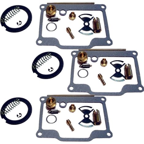 Kit réparation carburateur KAWASAKI H1 500 Mach 3 de 1969 - KEYSTER KK-0021 - Pour 3 carburateurs