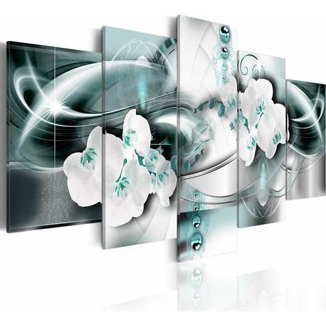 Tableau mer de platine - 200 x 100 cm (1/4)
