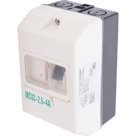 Motor Protection Switch 220V/380V IP55 Waterproof Circuit Breaker Protector (1/5)
