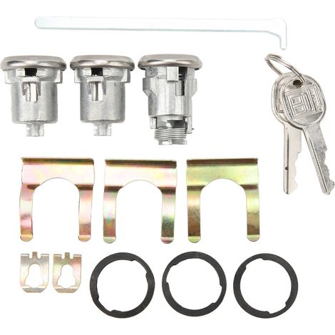 Set di chiavi per serratura per bagagliaio, facile da installare, abbinamento perfetto 654394765282, ricambio per Chevy (1/5)