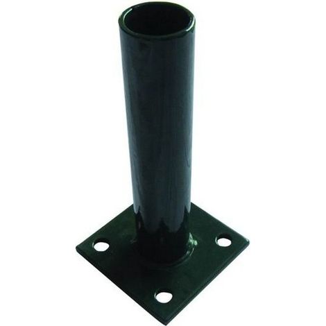 Vigor Blinky Base per Palo Tondo Recinzione Acciaio Diametro 38 mm colore Verde (1/2)