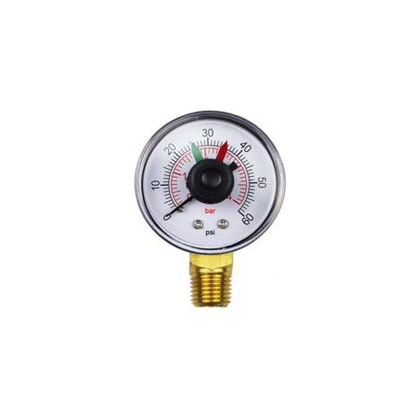 Manomètre Hayward ECX271261 – Cadran avec aiguille oscillante – Remplacement pour pompe à sable(4x) (1/5)