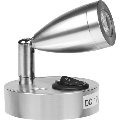 1 Lampe LED 12V, Interrupteur Intégré, Lumière Chaude 3000K, Pour Camping-Car, Bateau (1/5)