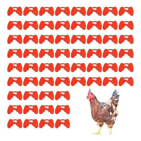 Lot de lunettes anti-picage pour poules, lunettes anti-picage pour faisans, outils pour aviculture, lunettes anti-picage pour poules. (1/5)