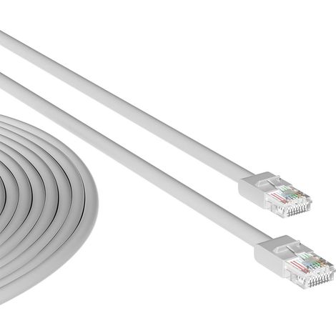 RJ45 Cat-5 Câble Ethernet Réseau Internet de 30 mètres (98 ft), Compatible Caméra PoE Kit Vidéo Surveillance
