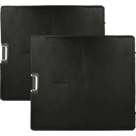 vhbw 2x filtro a carboni attivi sostituisce Miele DKF 25-1, 9972550, 4002515523056 per cappe aspiranti - 34 x 31 x 2,2 cm