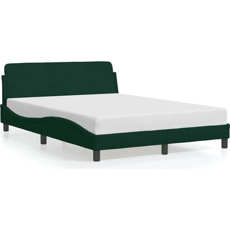 Maison Exclusive - Giroletto Dover Verde Scuro 140x200 cm in Velluto (1/5)