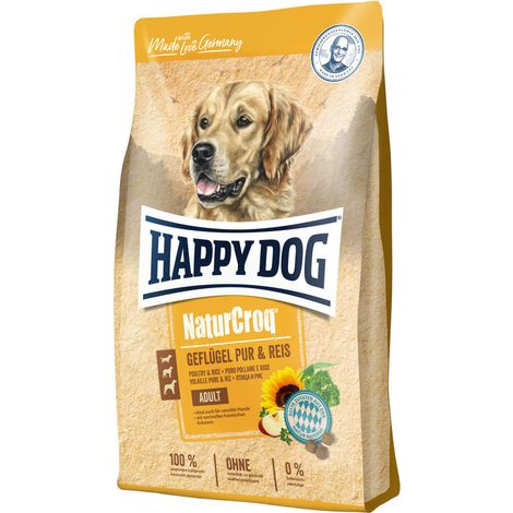 Happy Dog Hundefutter NaturCroq Geflügel pur & Reis Inhalt: 1kg (1/2)