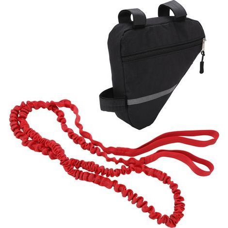 Set roter Fahrrad-Abschleppseile – Fahrrad-Anhängerkupplungs-Abschleppgurt, Mountainbike-Abschleppverbindung für Outdoor-Familienausflüge (1/5)