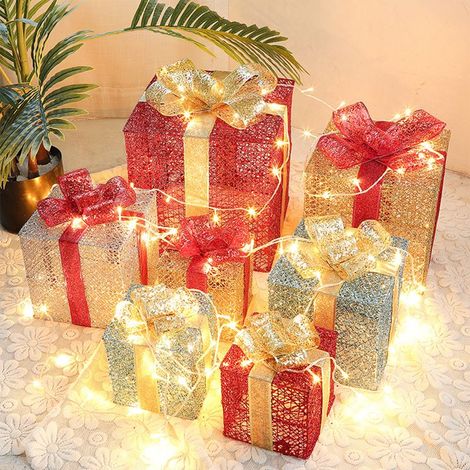 Weihnachtsgeschenkboxen für Innen- und Außendekorationen (1/5)