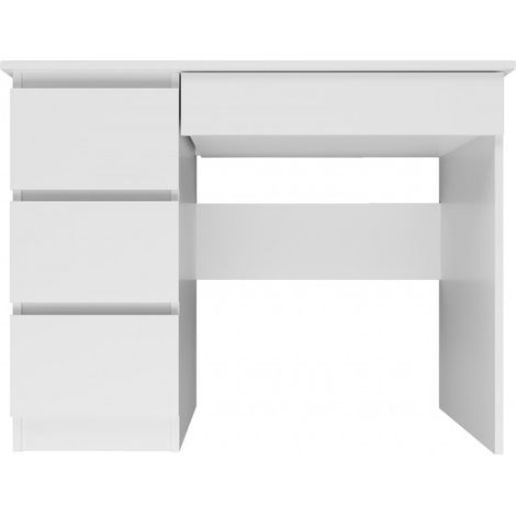 MESO - Escritorio izquierdo despacho/habitación juvenil estilo moderno - 98x51x76 - 4 cajones (1/3)