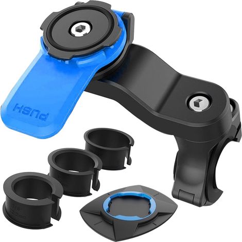 Support de téléphone pour guidon de moto avec amortisseur et étui de protection MAG.