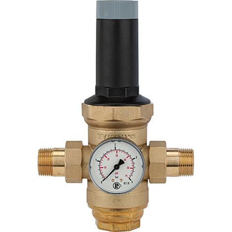 Riegler Druckregler für Trinkwasser, DVGW nicht notw., R 3/4, 0,5 - 2 bar (1/4)