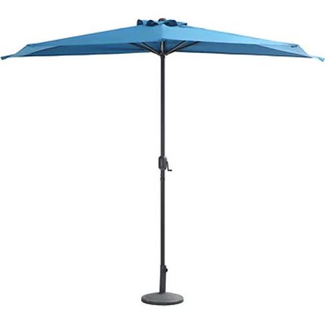 Parasol demi lune - bleu