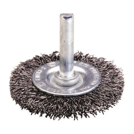 Wolfcraft Scheibendrahtbürste Ø 75 x 12 mm Inox Scheibendrahtbürste (1/2)
