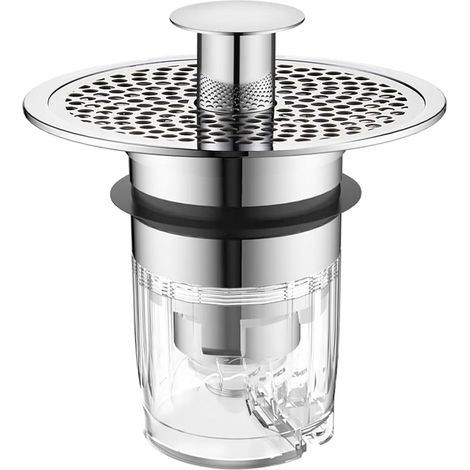 Waschbeckenstöpsel, Universal Pop Up Abflusssieb Stöpsel Waschbecken 32-40mm, Abflussstopfen für Aufsatzwaschbecken Badewannenstöpsel mit Anti Clogging Sieb, Ablaufventil aus Verchromtes Messing
