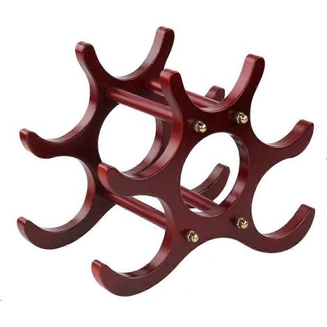 Casier à vin en bois, porte-bouteilles, présentoir de cuisine assemblé, organisateur de bar, rangement pour outils, casier à bouteilles de vin (1/4)
