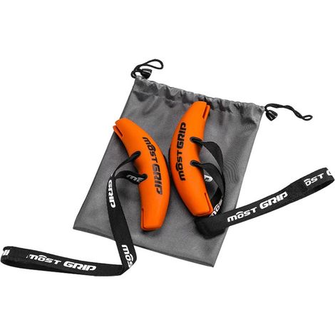 Poignées De Traction - Pour Bandes De Résistance - Ergonomiques Avec Prise Naturelle - Pour Deadlifts Tractions Rows - Lot De 2 (1/5)