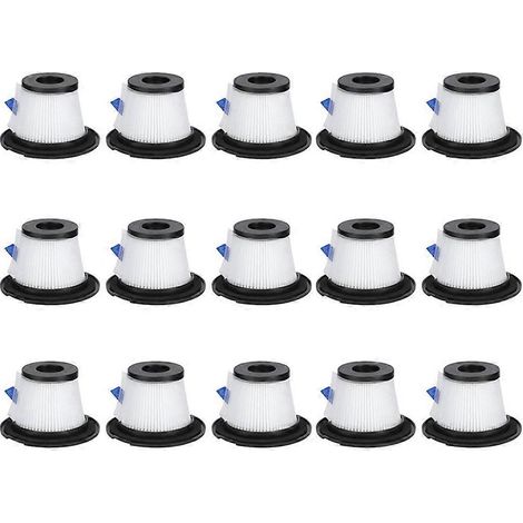Kits de 15 filtres HEPA pour accessoires d'aspirateurs portables Dibea T6 C17 T1 (1/5)