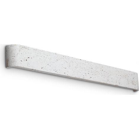 Ideal Lux DELTA Applique murale ciment 83 cm, éclairage vers le haut et vers le bas, 1 LED 3350 lm 3000 K (1/2)