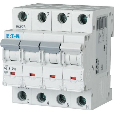 Eaton Interruptor automático (MCB), 16 A, 3p + N, Característica: B, 236485