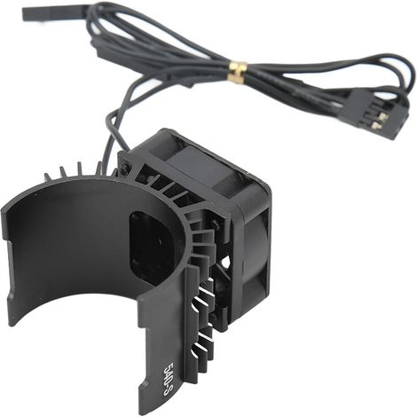 Kühlventilator für 8,4V 28000rpm bürstenlosen Motor, leistungsstarker bürstenloser Motor mit doppeltem Kühlventilator, schwarz. (1/5)
