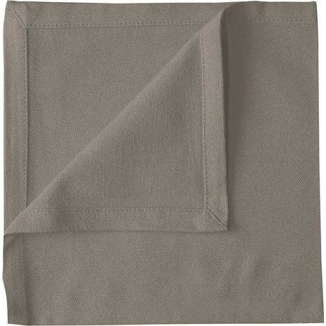 Serviette de table unie et colorée Ficelle 40x40 cm