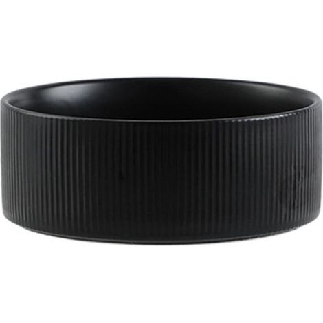 Keramik-Hundenapf – Robuster und langlebiger Futter- und Wassernapf, spülmaschinenfest, modernes Design – Schwarz