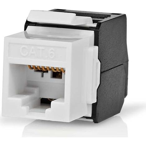 Piedra angular cat6 rj45 hembra uutp abs caso
