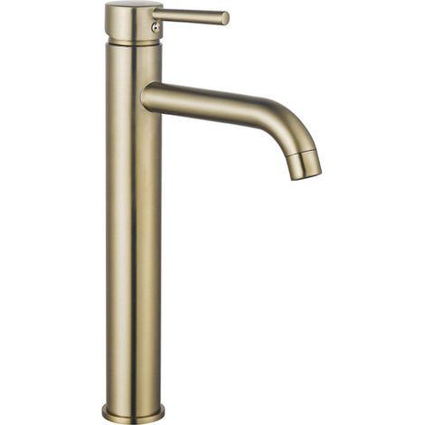 FugaFlow Eccelente Sobrado Mitigeur lavabo rehaussé 33.1cm Laiton brossé (1/4)
